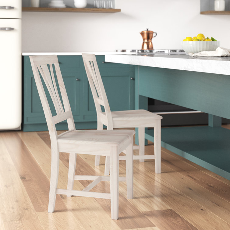 Unfinished oak kitchen chairs hot sale